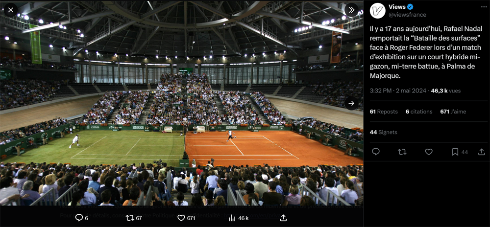 La bataille des surfaces en 2007 (Nadal Vs Federer)
